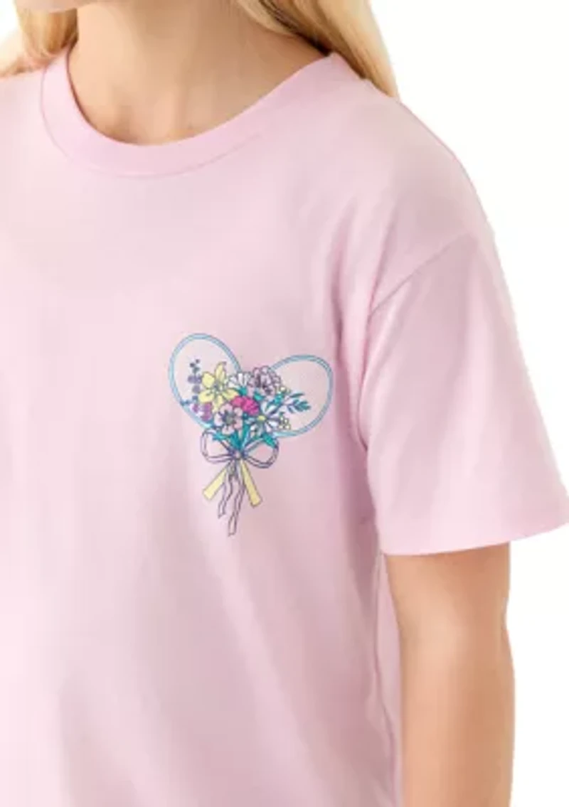 Girls 7-16 Distracted by Dogs Graphic T-Shirt