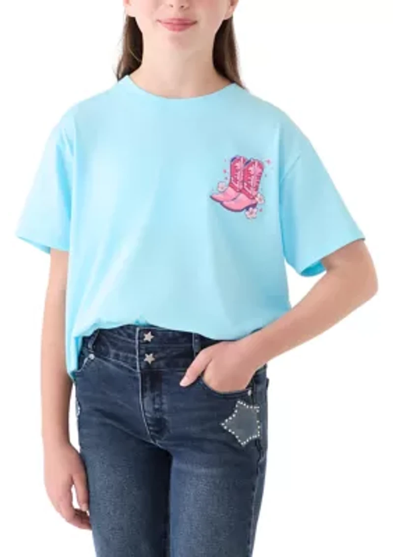 Girls 7-16 Southern Roots Boots Graphic T-Shirt