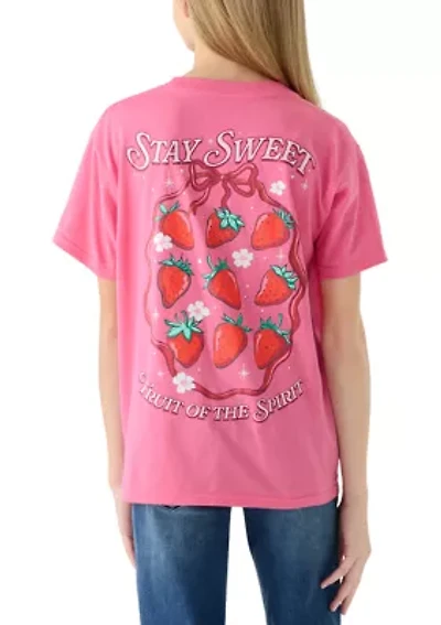 Girls 7-16 Stay Sweet Graphic T-Shirt