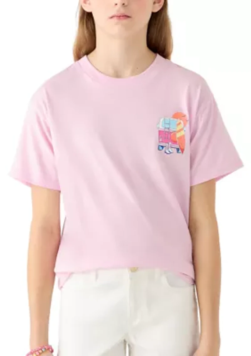 Girls 7-16 Seas the Day Graphic Print T-Shirt