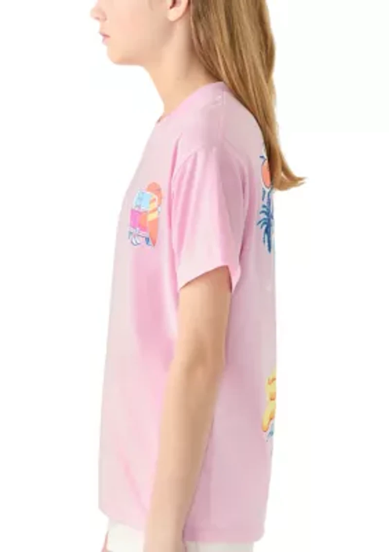 Girls 7-16 Seas the Day Graphic Print T-Shirt