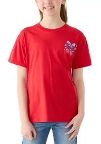 Girls 7-16 RWB Cherry Shirt