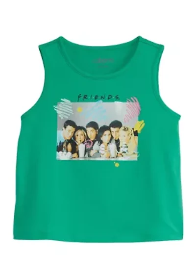 Girls 7-16 Scoop Neck Graphic Tank Top