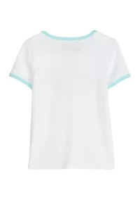 Girls 4-6x Doll Graphic Ringer T-Shirt