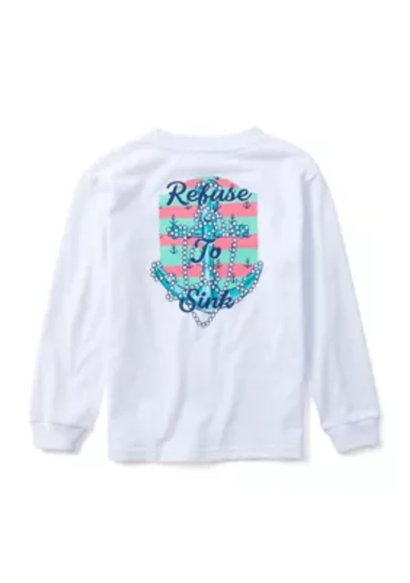 Girls 4-6x Refuse To Sink Graphic T-Shirt