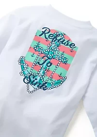 Girls 4-6x Refuse To Sink Graphic T-Shirt