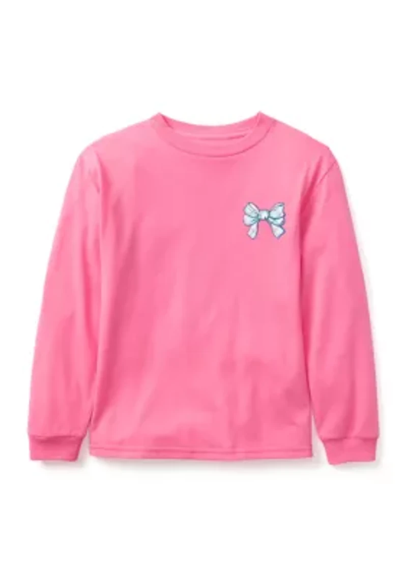 Girls 4-6X Long Sleeve All You Need Is A Dog T-Shirt