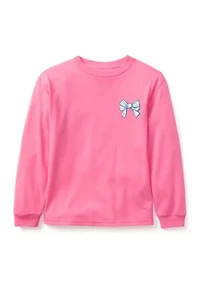 Girls 4-6X Long Sleeve All You Need Is A Dog T-Shirt