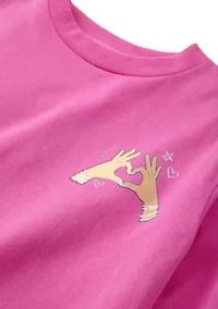 Girls 4-6x Support Graphic Sweatshirt