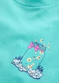 Girls 4-6x Let Your Light Shine Graphic Shirt