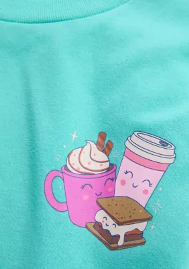Girls 4-6x Smore Memories Graphic PJ Top