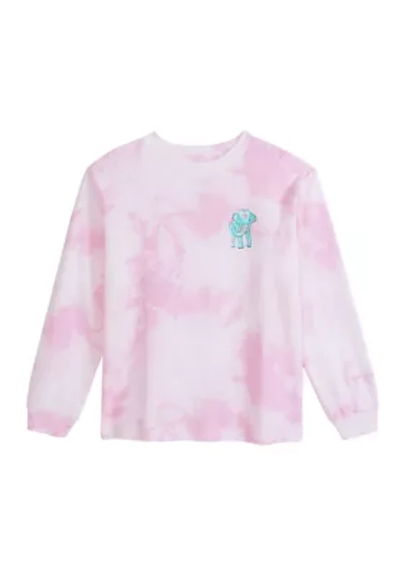 Girls 4-6x Blesses Elephant Long Sleeve Graphic T-Shirt