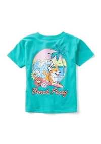 Girls 4-6x Beach Party Graphic T-Shirt