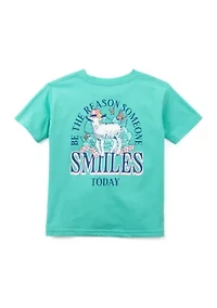 Girls 4-6x Someone Smiles Graphic T-Shirt