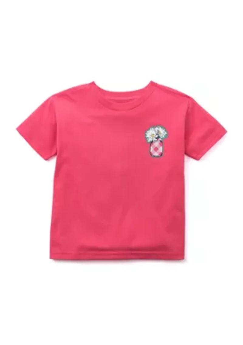 Girls 4-6x Springtime Vibes Graphic T-Shirt