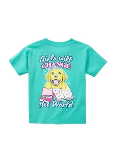 Girls 4-6x Change the World Graphic T-Shirt