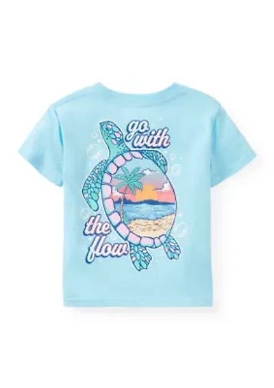 Girls 4-6 Turtle Flow Graphic Shirt