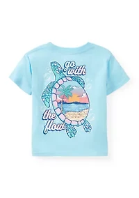 Girls 4-6 Turtle Flow Graphic Shirt