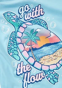 Girls 4-6 Turtle Flow Graphic Shirt