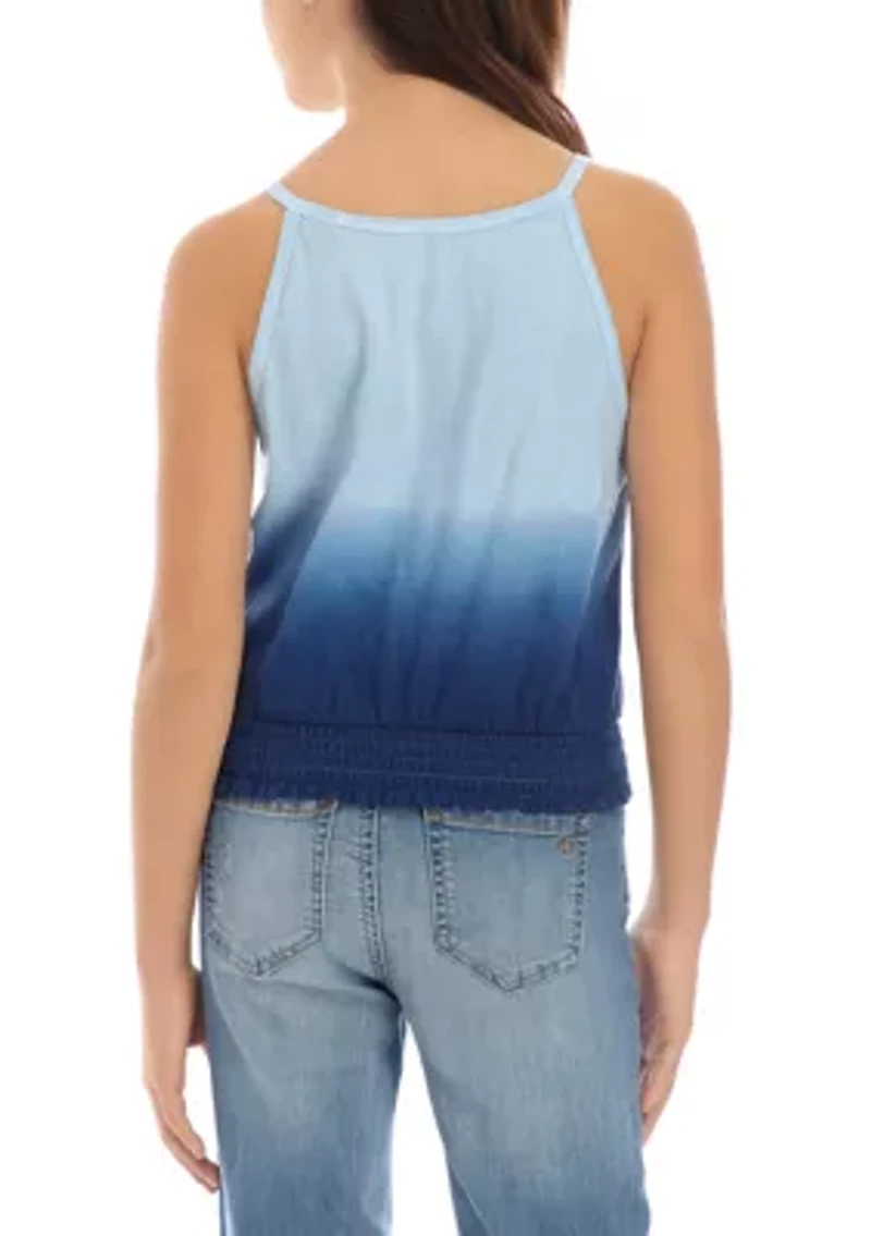 Girls 7-16 Smocked Halter Top