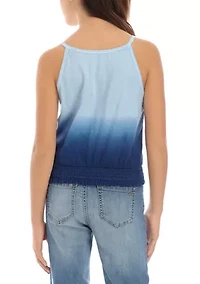 Girls 7-16 Smocked Halter Top