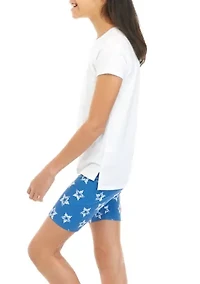 Girls 7-16 Tunic Bike Short Set