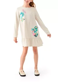 Girls 7-16 Long Sleeve Sweater Dress