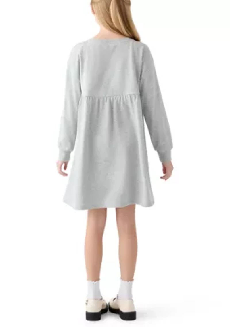 Girls 7-16 Long Sleeve Wish Sweatshirt Dress