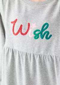 Girls 7-16 Long Sleeve Wish Sweatshirt Dress