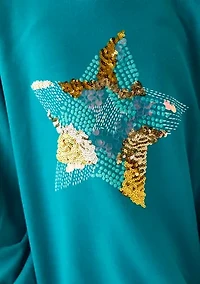 Girls 7-16 French Terry Sweeper Sweatshirt