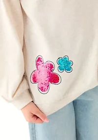 Girls 7-16 French Terry Sweeper Sweatshirt
