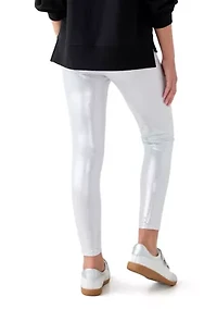 Girls 7-16 Metallic Leggings
