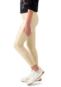 Girls 7-16 Metallic Leggings