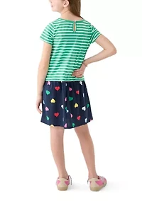 Girls 7-16 2fer Knit Dress