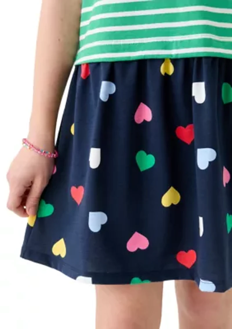 Girls 7-16 2fer Knit Dress