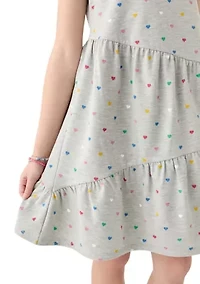 Girls 7-16 Printed A-Line Dress