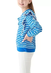 Girls 7-16 Ruffle Sweatshirt