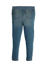 Girls 4-6x Ribbed Waist Jeggings