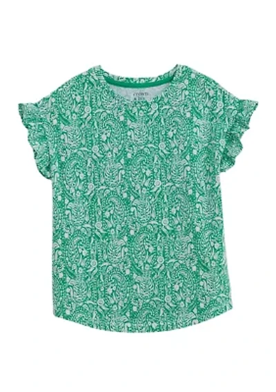 Girls 7-16 Short Sleeve Paisley Print T-Shirt