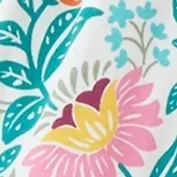 Girls 4-6x Blouson Sleeve Printed Sundress