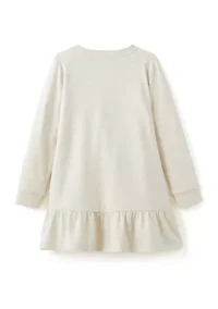 Girls 4-6x Long Sleeve Sweatshirt Dress