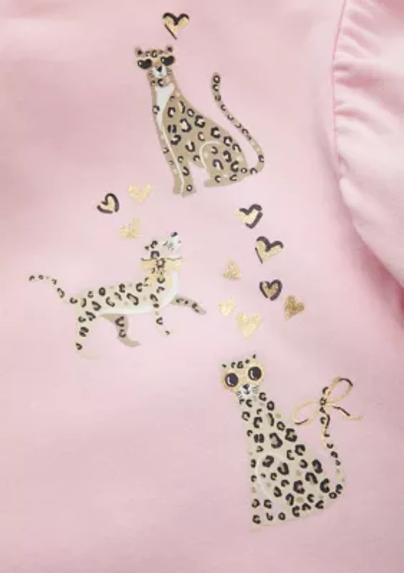 Girls 4-6x French Terry Sweeper Pullover