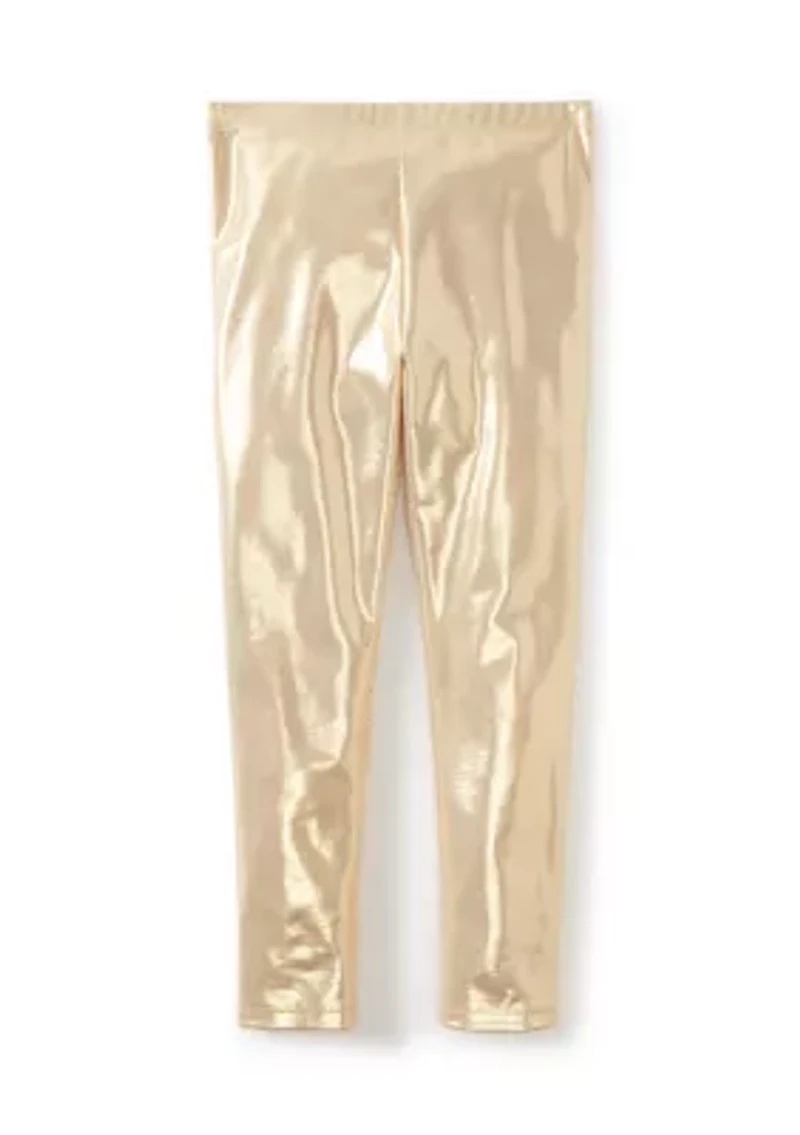 Girls 4-6x Metallic Leggings