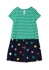 Girls 4-6x 2fer Knit Dress