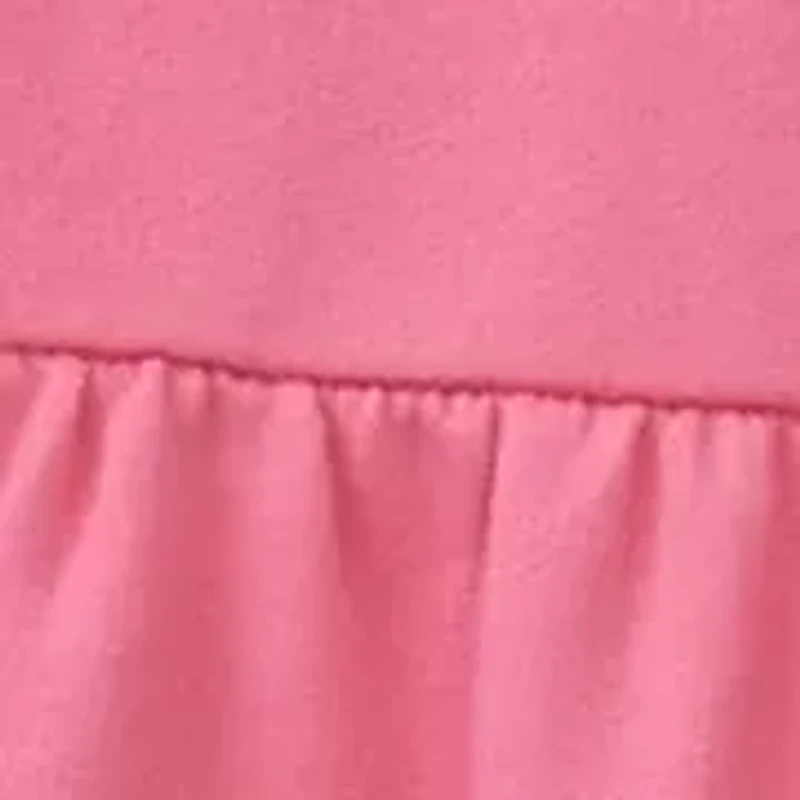 Girls 4-6x Short Sleeve French Terry Dress