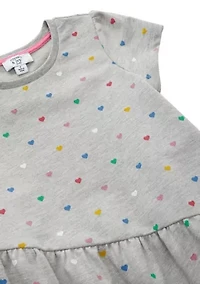 Girls 4-6x Printed A-Line Dress