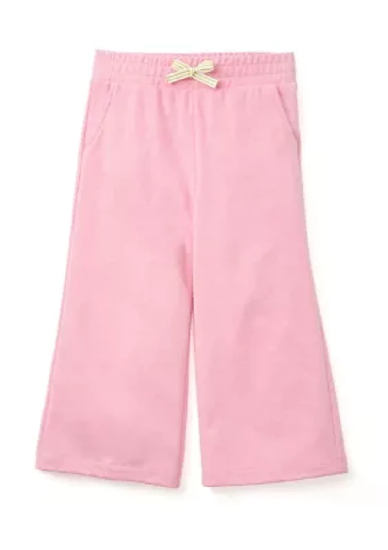 Girls 4-6x French Terry Cropped Pants