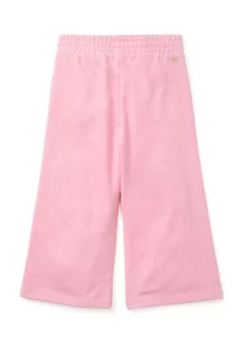 Girls 4-6x French Terry Cropped Pants