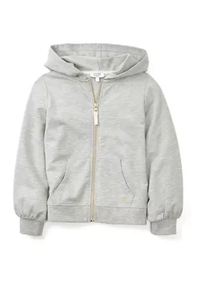Girls 4-6x French Terry Zip Hoodie