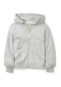 Girls 4-6x French Terry Zip Hoodie